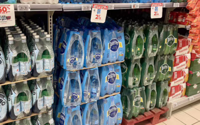 Une goutte d’eau dans l’univers des aliments transformés.